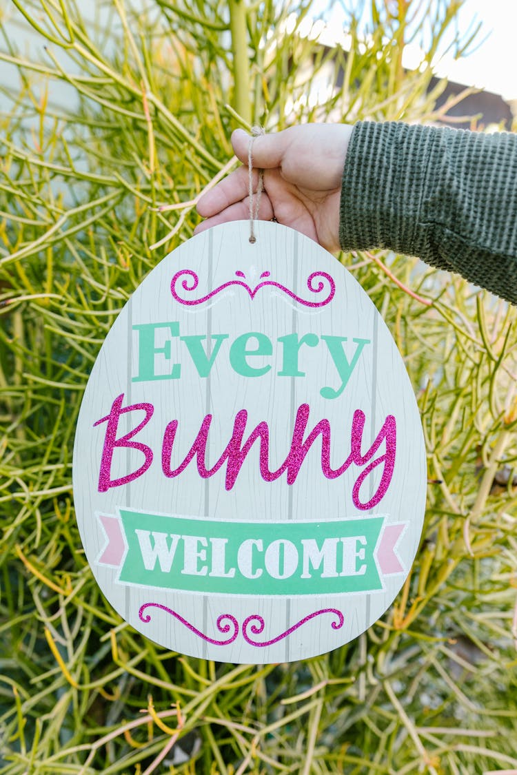 Close-Up Shot Of An Easter Decor