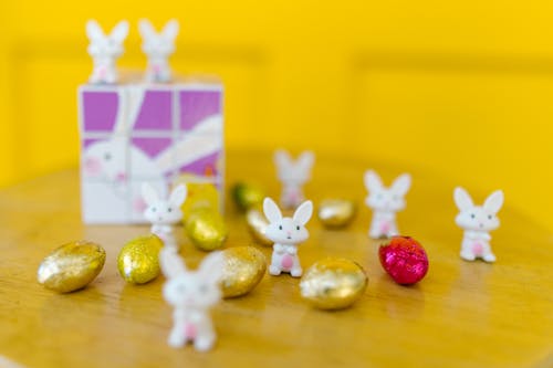 Základová fotografie zdarma na téma detail, králíček, velikonoční dekory