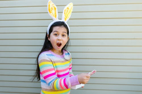 兒童, 兔子耳朵, 可愛 的 免费素材图片