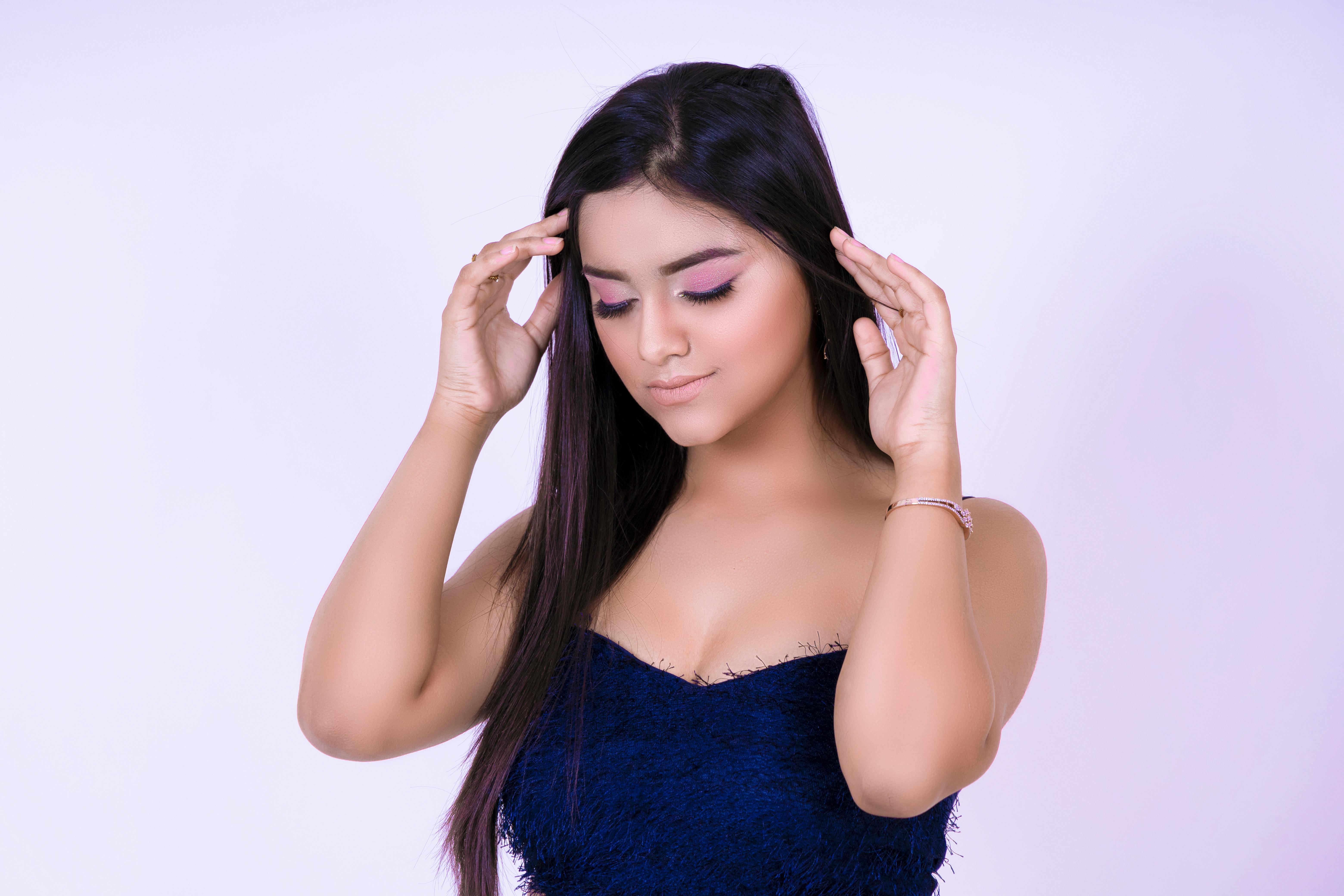 Free stock photo of beautiful, brunette, cute