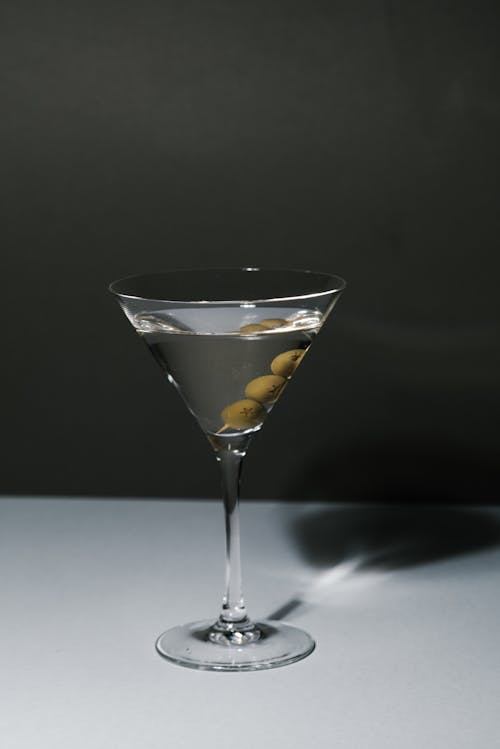 Vodka Martini in Cocktail Glass