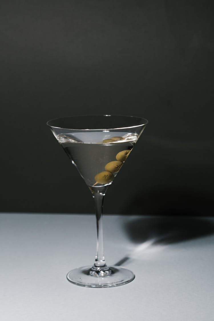 Vodka Martini In Cocktail Glass