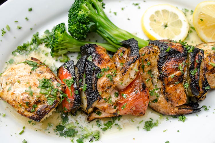 Close-Up Shot Of Delicious Greek Food On A Plate