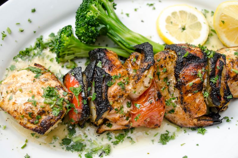 Greek food platter