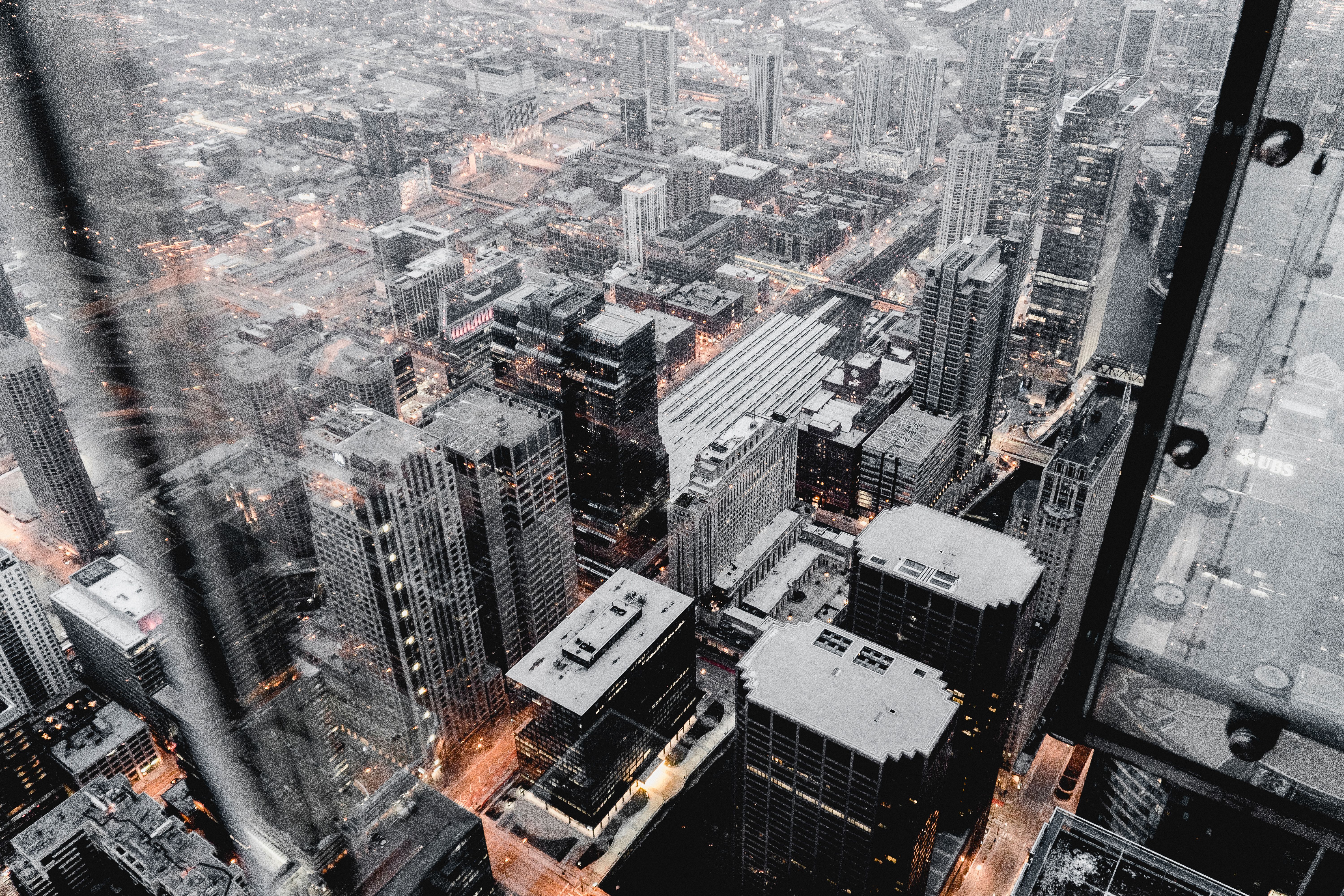 Overlooking View Of City From Sky Deck Free Stock Photo Overlooking View Of City From Sky Deck Free Stock Photo
