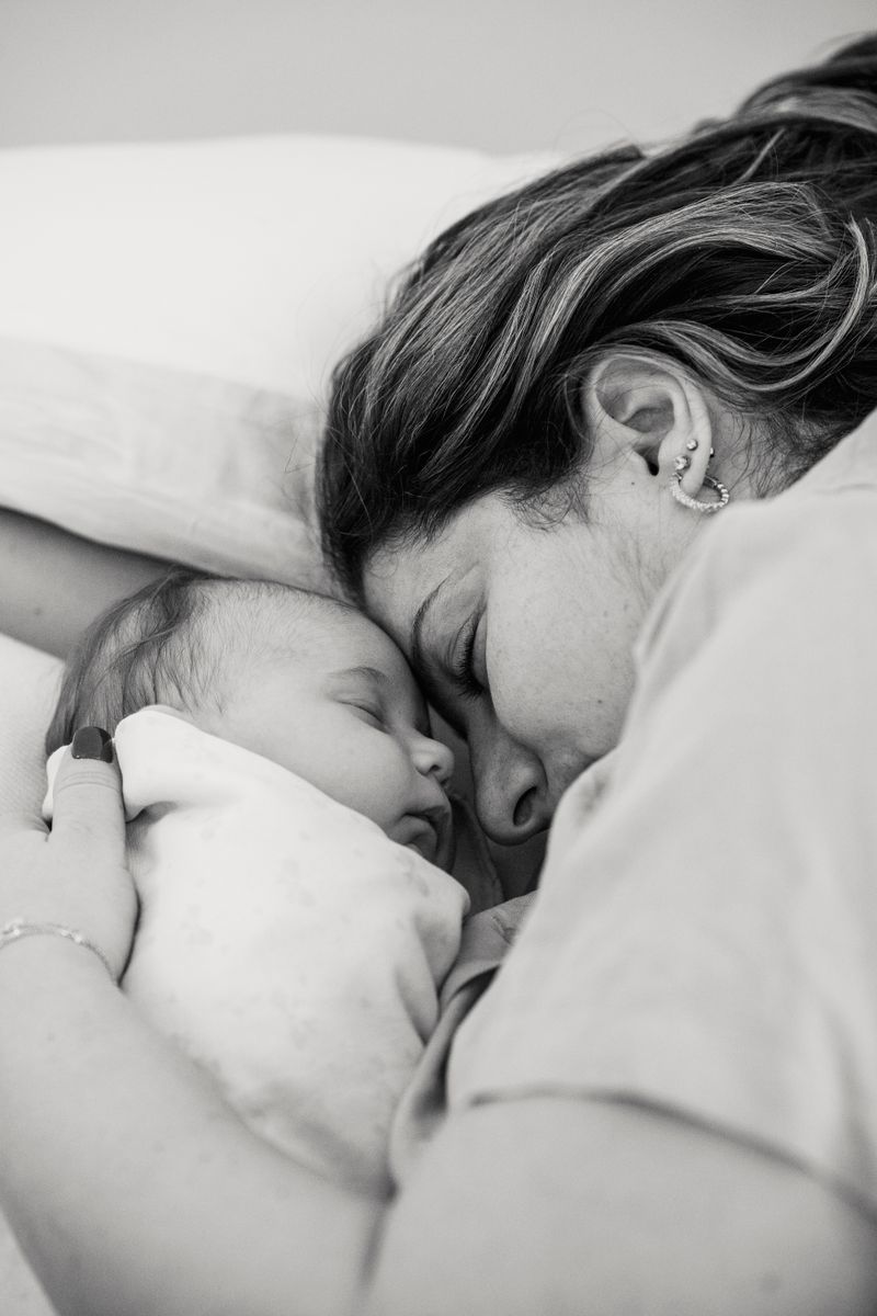 Peaceful sleeping baby