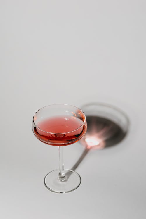 Rose Wine in a Glass