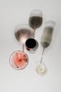 Clear Wine Glass With Red Wine