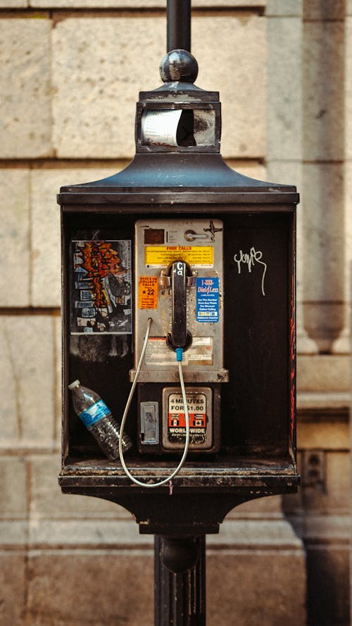 Free An Old Payphone Stock Photo