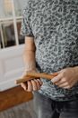Close-Up Shot of a Person Playing Wooden Claves