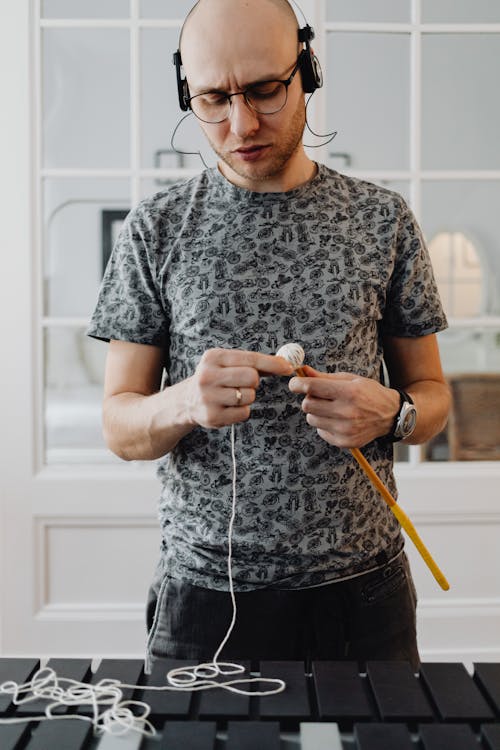 Man with Wool Thread