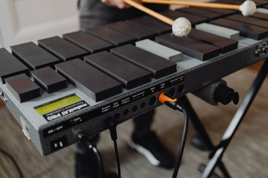 Percussion Keyboard in Close Up Shot · Free Stock Photo