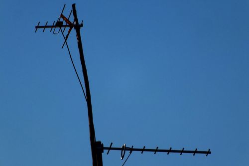 Free stock photo of antena, antenna, double signal Stock Photo