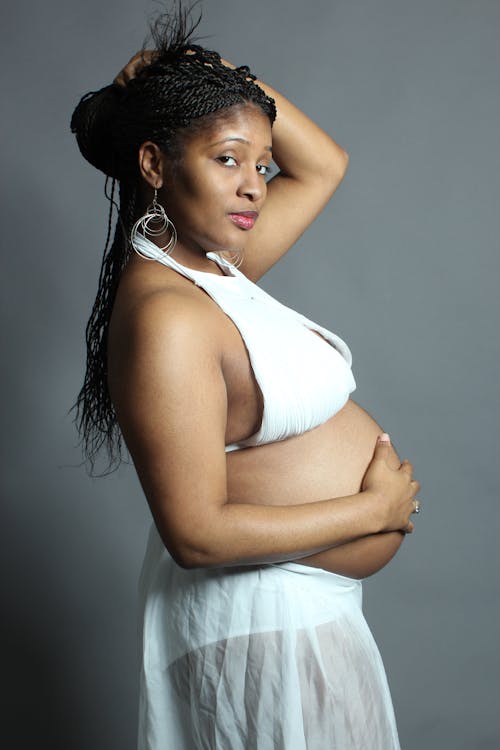 A Pregnant Having a Photoshoot