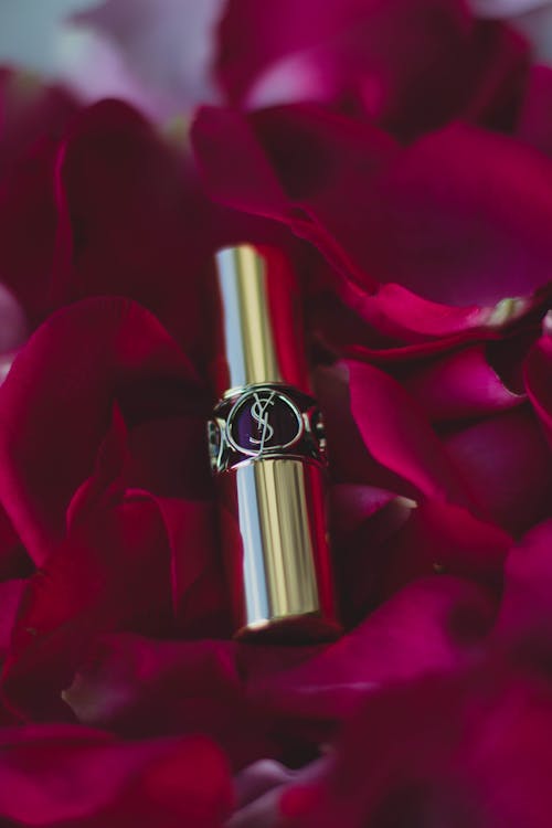 Ysl化粧品 バラの花びら マゼンタの無料の写真素材