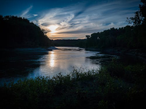 미네소타 강, 블루, 어두운의 무료 스톡 사진