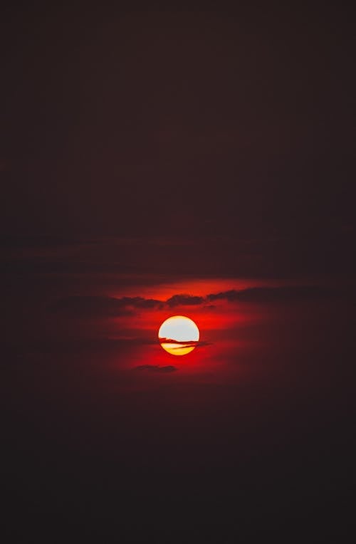 Free Beautiful Sunset Sky Stock Photo