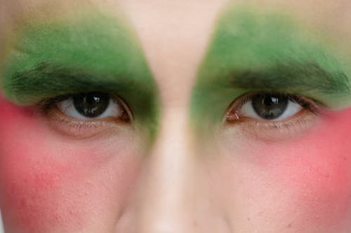 Close Up Photo of Person's Eyes