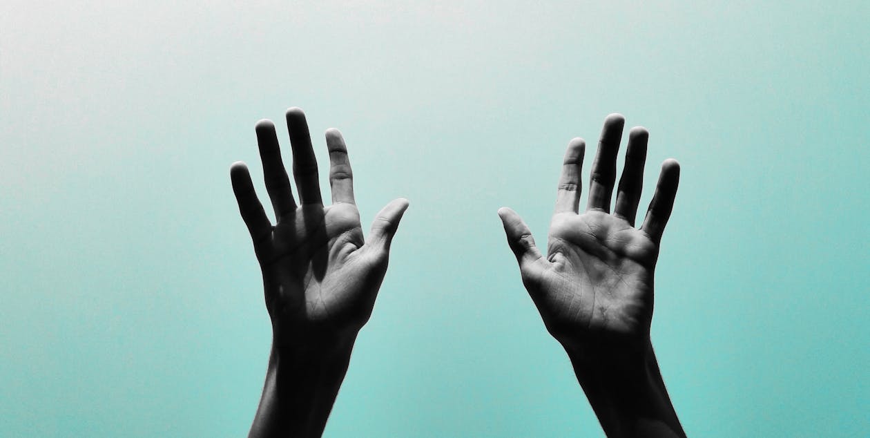 Free stock photo of hands, sky