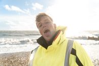Man with Tongue Out