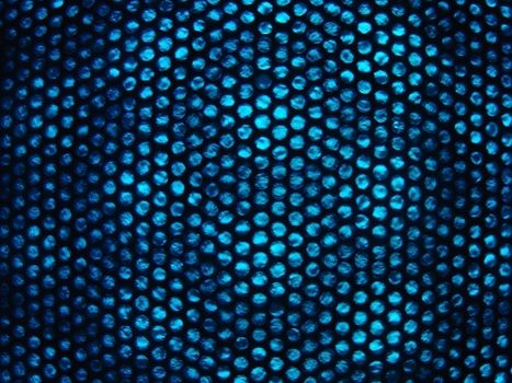 Vibrant abstract texture with blue dots forming a unique pattern. Ideal for backgrounds.