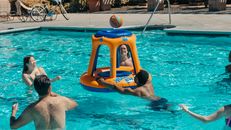 People Having Fun in the Swimming Pool