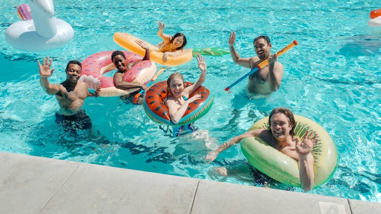 People In The Swimming Pool