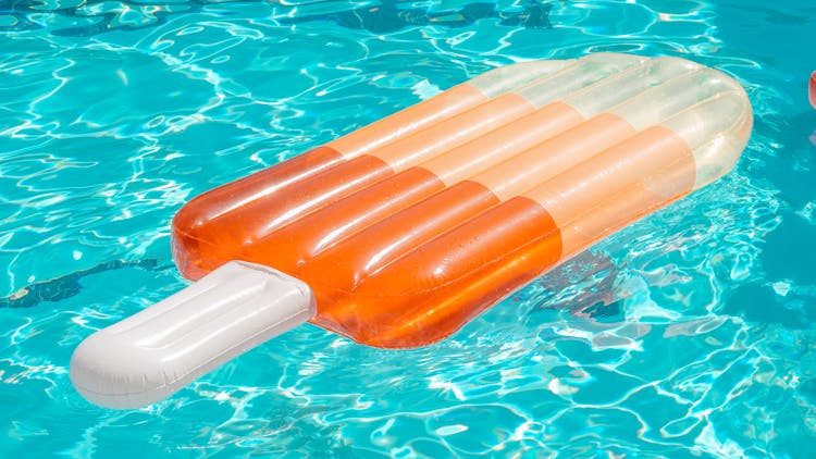 Popsicle Shaped Pool Float