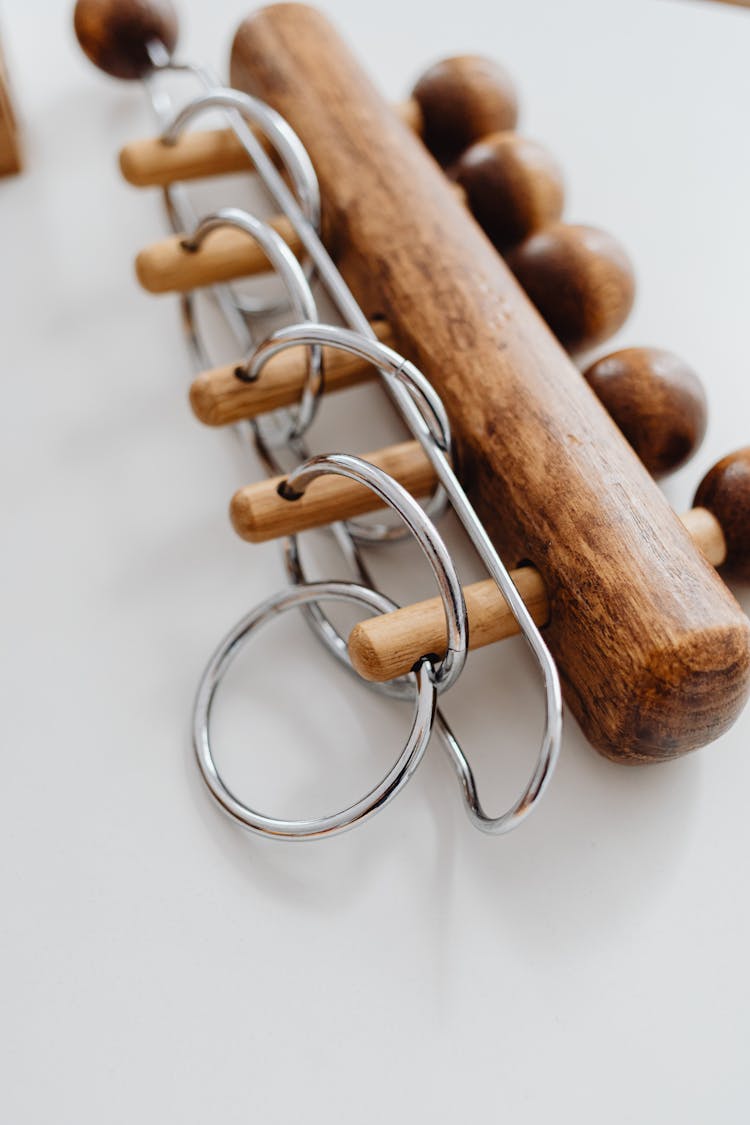 Close-Up Photo Of A Wooden Puzzle