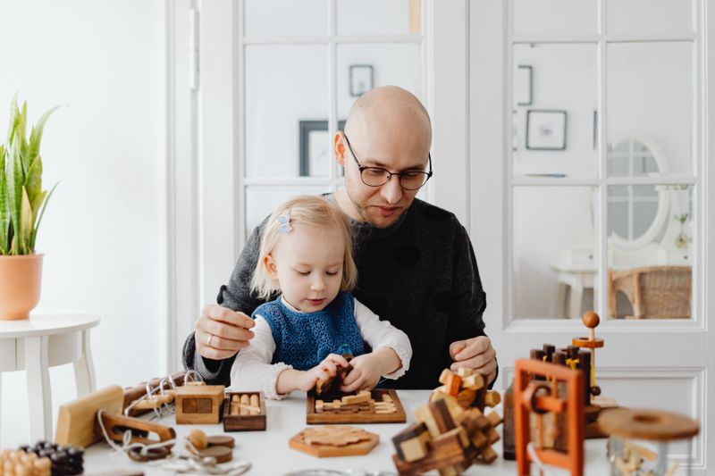 Eco-friendly sustainable wooden toys