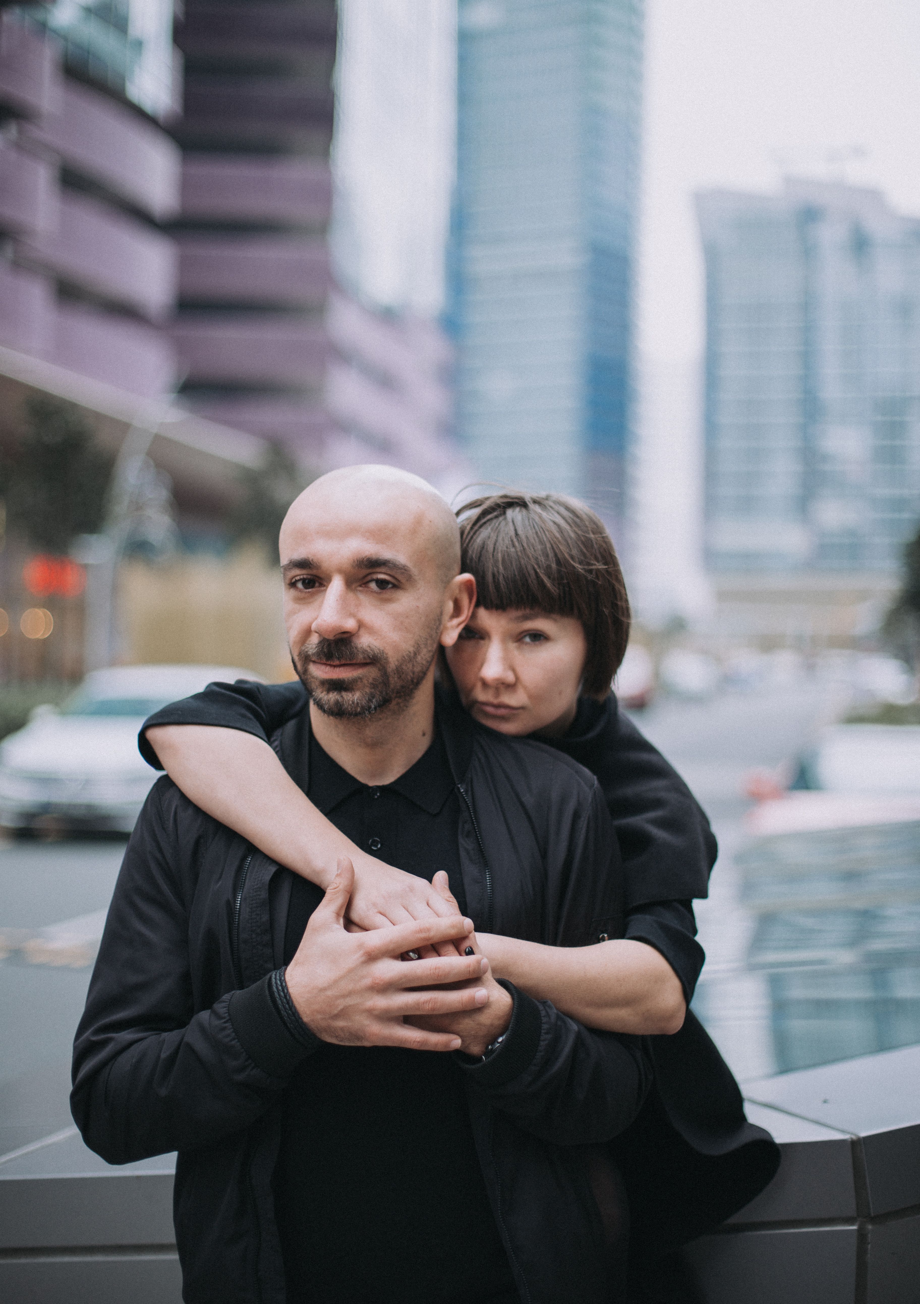 A Woman Hugging a Man From Behind · Free Stock Photo