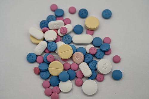 Close-up of Assorted Tablets 