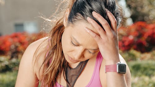 Free Close Up Photo of Woman Having Migraine  Stock Photo