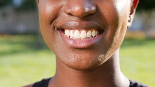 Free Close Up Photo of Person's Smile  Stock Photo