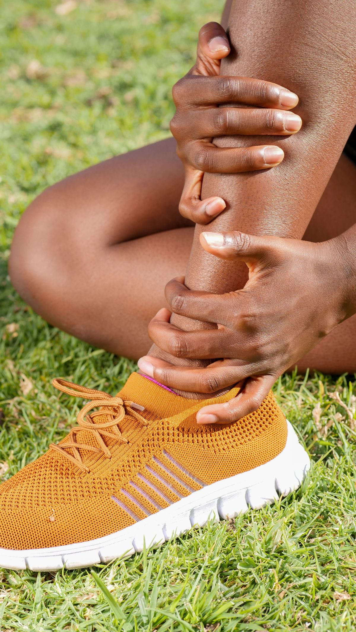 Athlete in performance clothing during an outdoor training session