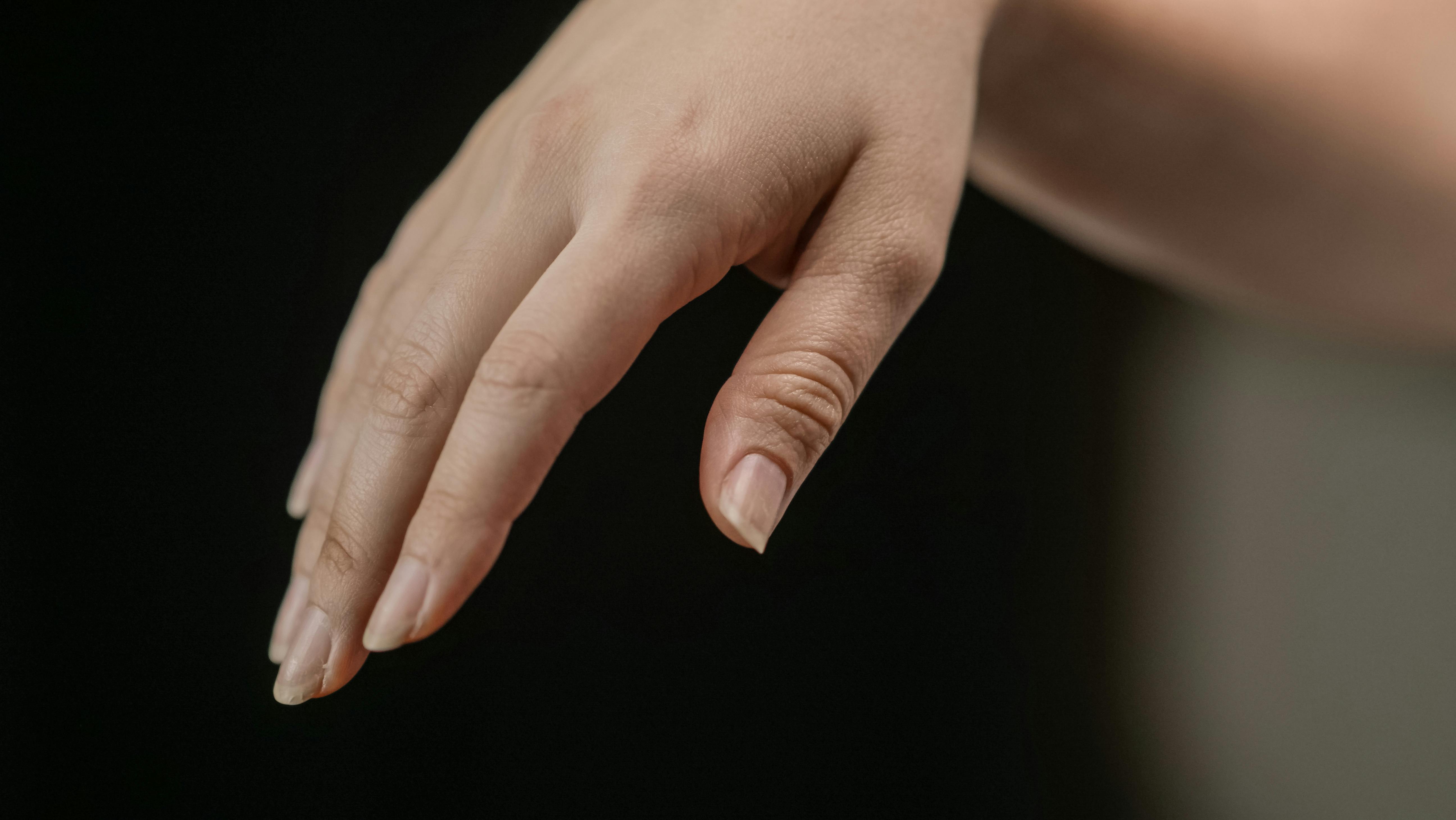 Person Left Hand Touching On Glass · Free Stock Photo