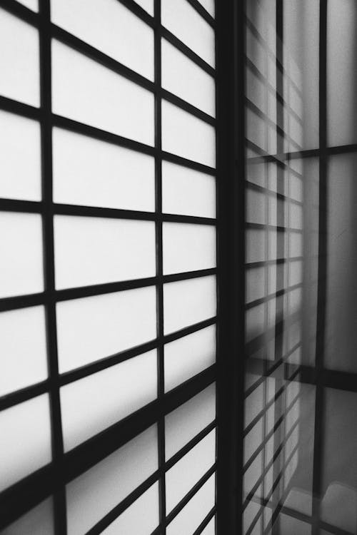 Close-up Photo of a Japanese Sliding Door