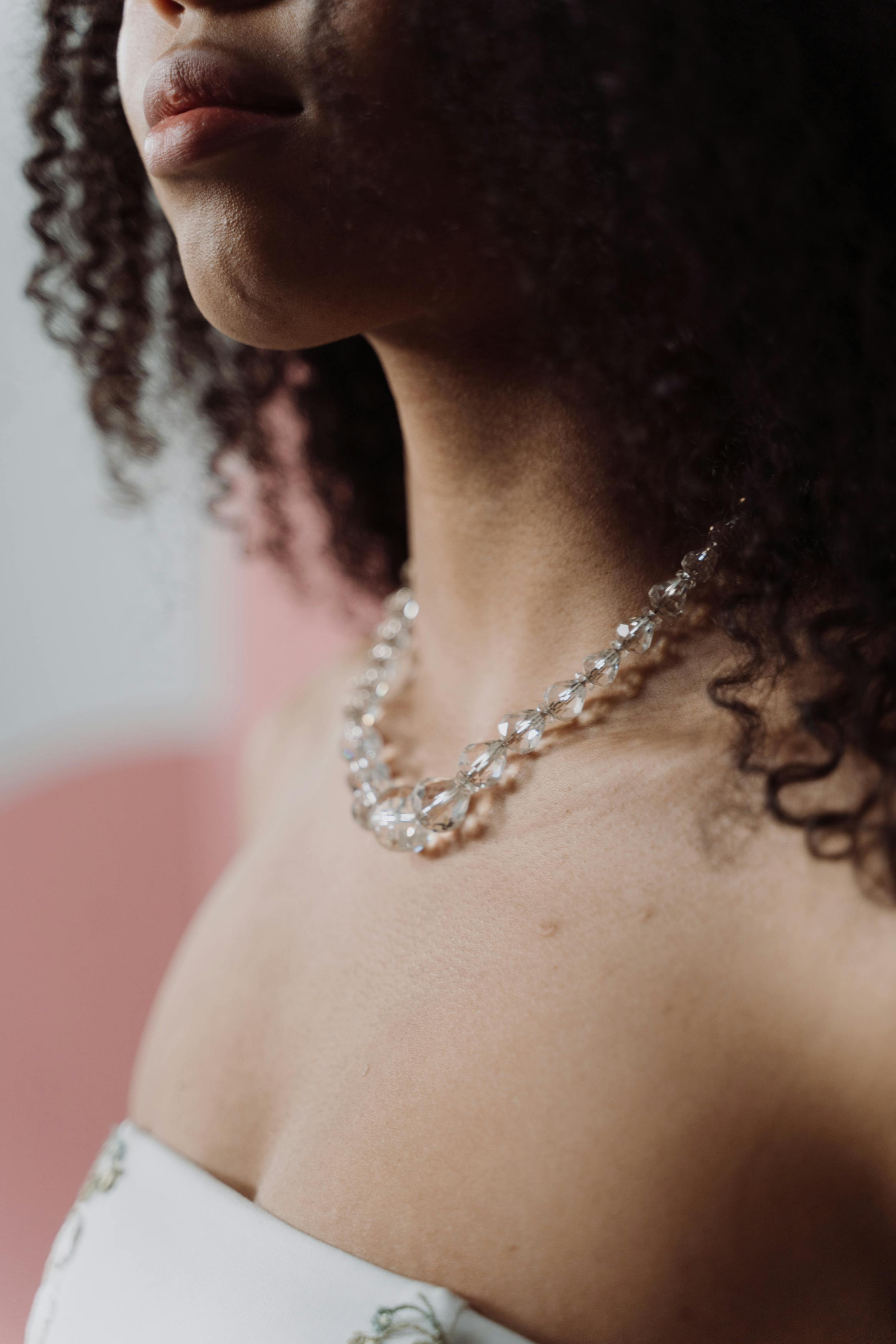Designer German Silver Beaded Necklace Dori Red – beadsnfashion