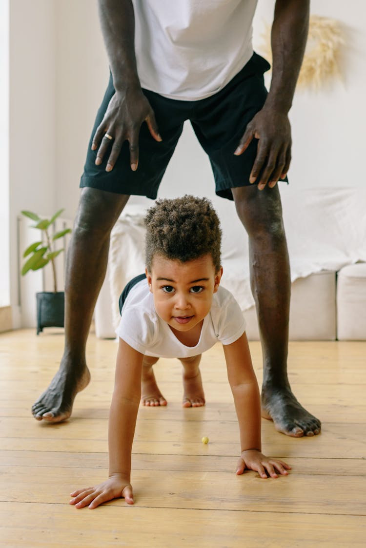 Photo Of A Kid Doing Push Ups