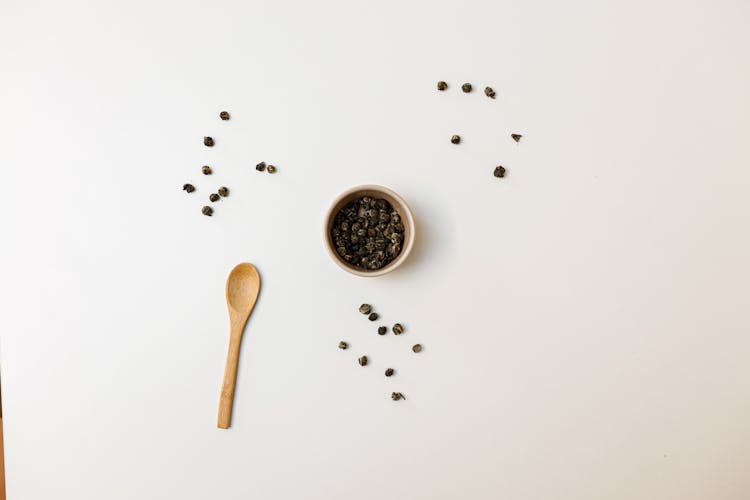 Black Beans On Bowl