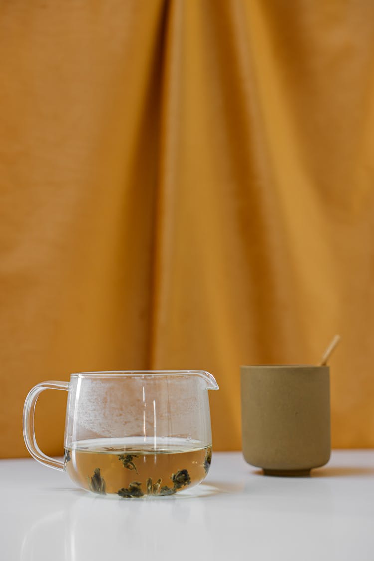 Tea On Glass Cup