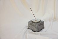 Gray and White Cake on White Textile