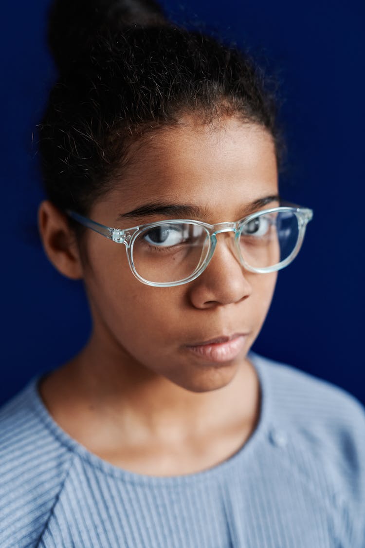 Girl Wearing Eyeglasses