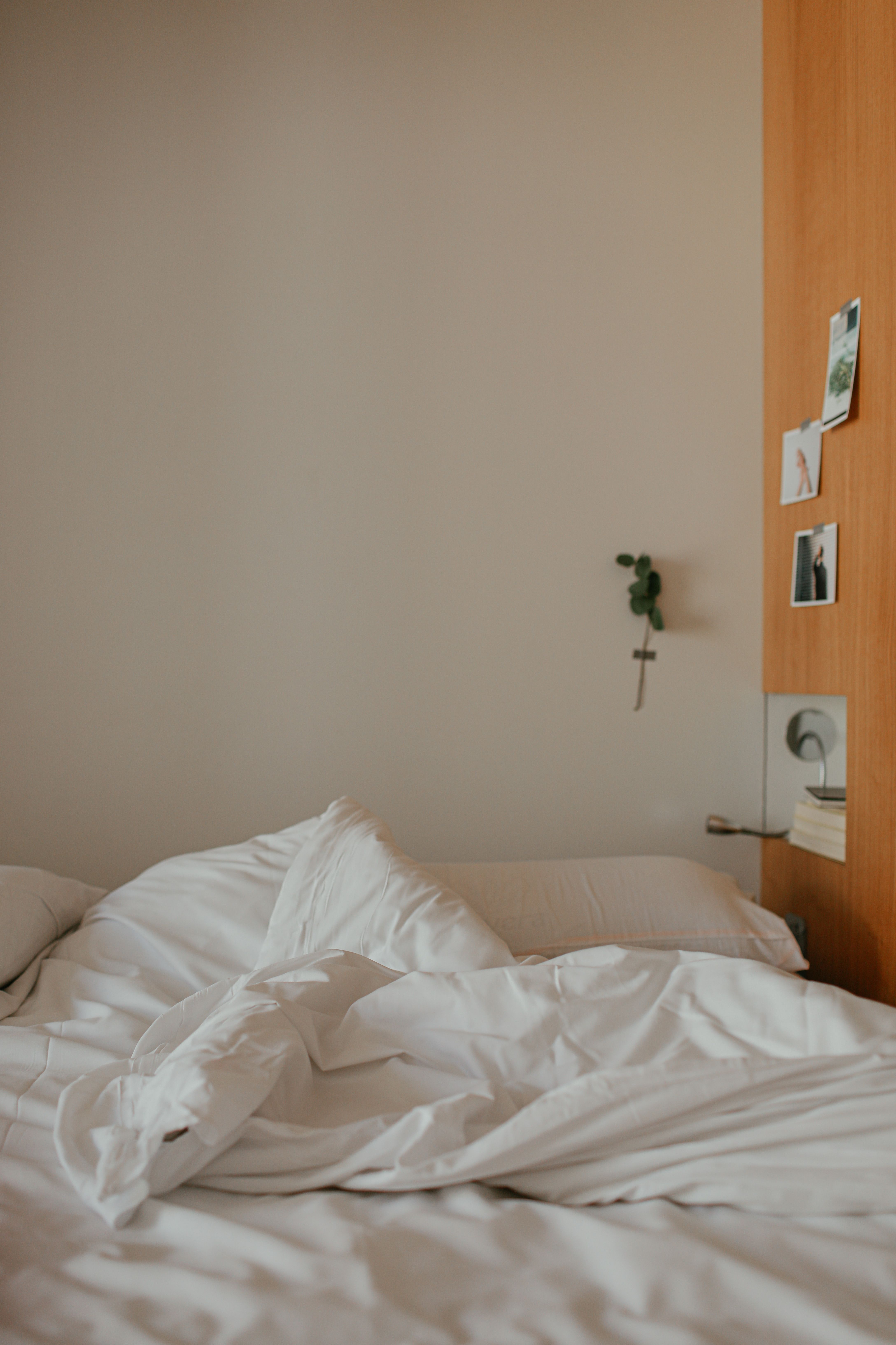 Student bedroom with clean modern furnishings