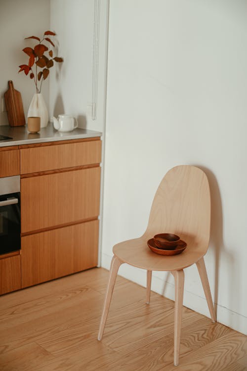 A Minimalist Wooden Chair