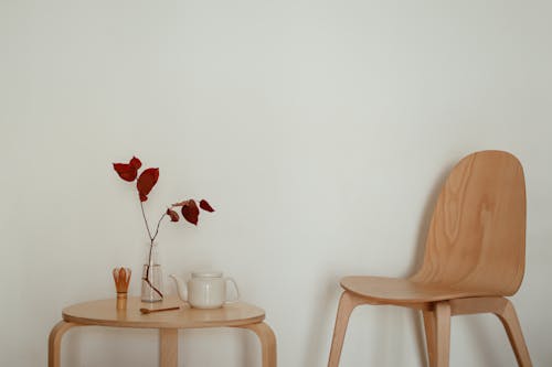 Chair and Table with Teapot