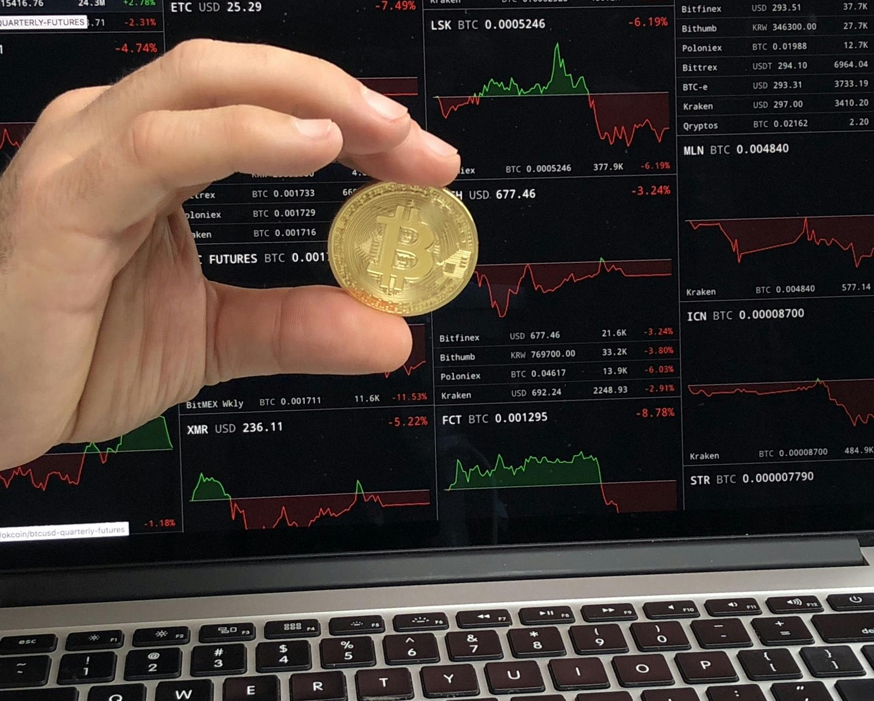 Free stock photo of Hand holding cryptocurrency
