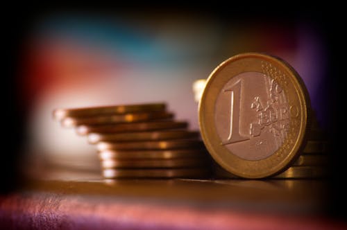 Gratis 1 Euro Cent Foto Stok
