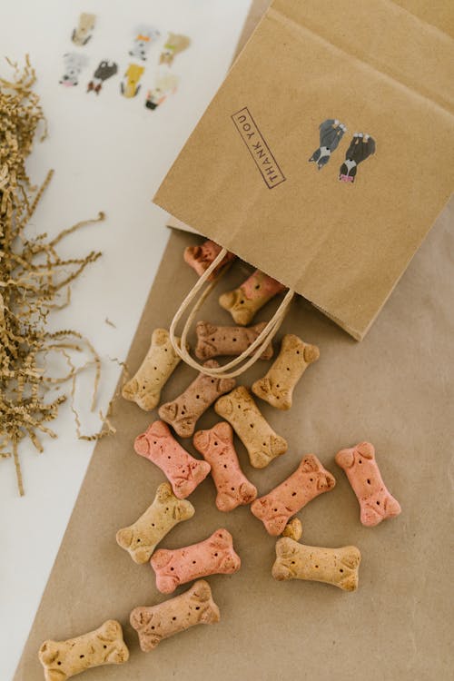 Paper Bag with Dog Treats