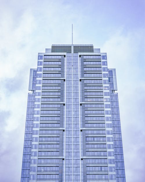 Modern multistory building in city